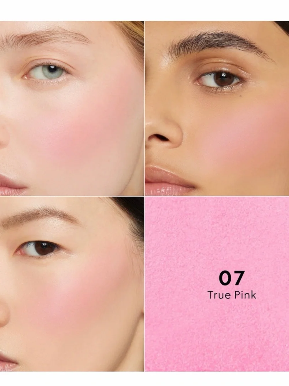 NEW Gucci Blush Cheek & Eye Powder 07 True Pink NEW Luminous Matte cool light